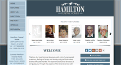 Desktop Screenshot of hamiltonfuneralhomes.net