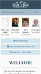 Mobile Screenshot of hamiltonfuneralhomes.net